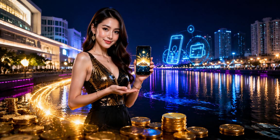 Pengguna Johor Bahru menggunakan app kasino untuk beli tiket loteri dalam talian